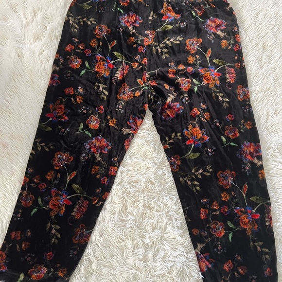 Johnny Was Moonlight Velvet printed tapered pants - Size XL - Picture 5 of 8